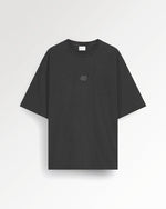 T-shirt Boxy Embroidered Vintage Black