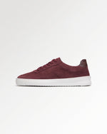 Mondo Suede Perforated Burgundy