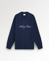 Knit Football Jersey Navy