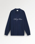 Knit Football Jersey Navy