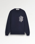 Knit Sweater Knot Navy