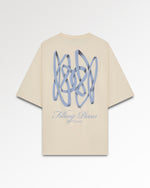 T-Shirt Boxy Film Strip Antique White