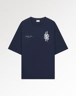 T-Shirt Boxy Film Strip Maritime Blue