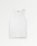 Tank Top Ribbed White